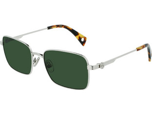 Lanvin LNV104S-045 Γυναικεία Γυαλιά Ηλίου Τετράγωνα Μεταλλικά Ασημί με Πράσινο Φακό