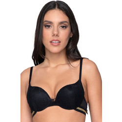 Luna Σουτιέν Αυτοκόλλητο Push Up με Μπανέλα Μαύρο 15250