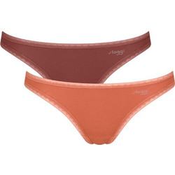 Sloggi Go Mini Βαμβακερά Γυναικεία Slip 2Pack 10207366-M005