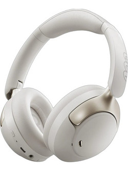 QCY H3 Pro Ασύρματα Bluetooth Ακουστικά On Ear με Noise Cancelling Λευκά