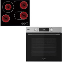 Whirlpool Φούρνος Ηλεκτρικός Άνω Πάγκου 71lt 59.5cm OMSK58RU1SX με Κεραμικές Εστίες AKT 8190/BA