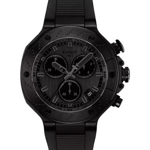 Tissot T-Sport Ανδρικό Ρολόι Χρονογράφος με Μαύρο Καουτσούκ Λουράκι T141.417.37.061.00