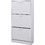 PoliHome Παπουτσοθήκη Μοριοσανίδας Λευκή M60xΠ24xY118cm 162781469