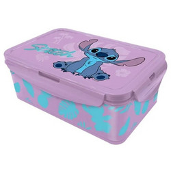Stor Disney Stitch Πλαστικό Παιδικό Δοχείο Φαγητού Λιλά 1.07lt