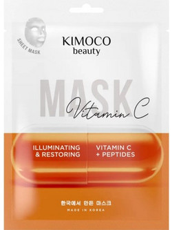 Kimoco Beauty Vitamin C Sheet Μάσκα Προσώπου για Λάμψη 23ml