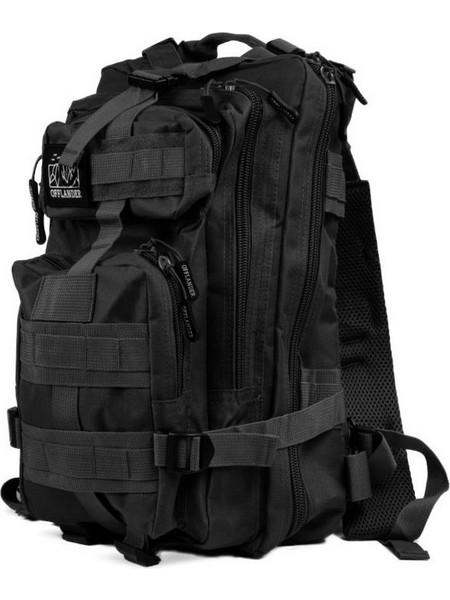 Offlander Στρατιωτικό Σακίδιο 25lt Μαύρο OFFCACC32BK