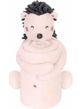 KikkaBoo Hedge-hugs Κουβέρτα Αγκαλιάς Fleece με Λούτρινο 70x100 Μπεζ