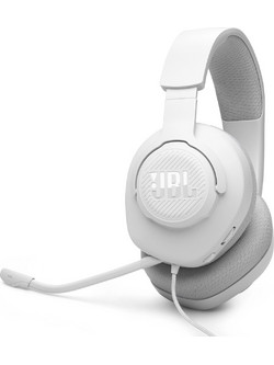 JBL Quantum 100M2 Gaming Headset Over Ear White Grey