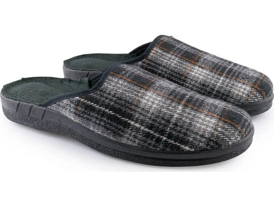 Love4shoes Χειμερινές Ανδρικές Παντόφλες Μαύρες 595343