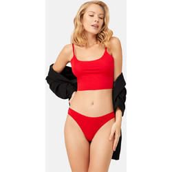 Cottonhill Βαμβακερό Γυναικείο String Κόκκινο CH6042