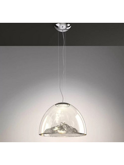 Axo Light SPMOUNTAGRCRLED Κρεμαστό Φωτιστικό Οροφής με Κρύσταλλα Μονόφωτο Γκρι