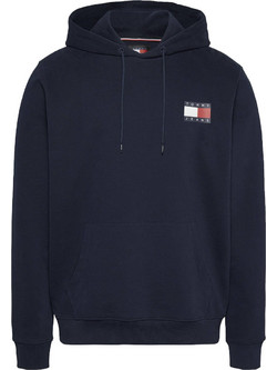 Tommy Jeans Ανδρικό Φούτερ με Κουκούλα & Τσέπες Navy Μπλε DM0DM20738-C1G