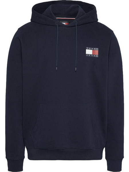 Tommy Jeans Ανδρικό Φούτερ με Κουκούλα & Τσέπες Navy Μπλε DM0DM20738-C1G