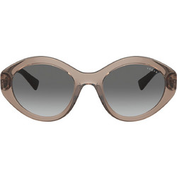 Vogue VO5576SB 294011 Γυναικεία Γυαλιά Ηλίου Οβάλ Κοκάλινα Καφέ με Μαύρο Degradee Φακό