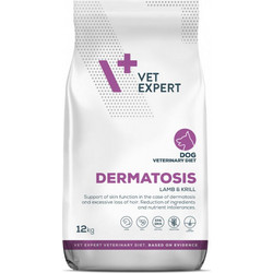 VetExpert Veterinary Diet Dermatosis with Lamb & Krill 12kg