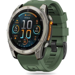 Tech-Protect Silicone Λουράκι Σιλικόνης Military Green (Garmin Fenix 5S / 5S Plus / 6S / 6S Pro / 7S / 7S Pro / 8 43mm)