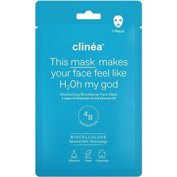 Clinea Biocellulose Eye Patches για Ενυδάτωση με Υαλουρονικό 2τμχ