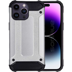 Sonique Heavy Armor Back Cover Silver (iPhone 14 Pro Max)