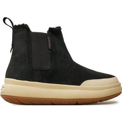 Merrell Marquette Thermo Pull On Γυναικεία Μποτάκια Χιονιού Πλατφόρμα Suede Μαύρα με Γούνα J007064