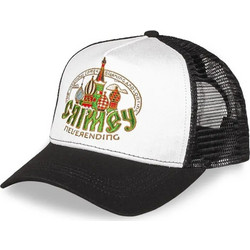 Grimey Ανδρικό Καπέλο Jockey με Δίχτυ Snapback Υφασμάτινο Μαύρο Λευκό GRTVCC376