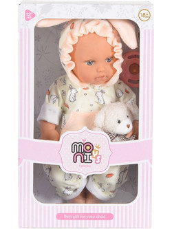 Moni Μωρό Bear & Baby Rabbit 30cm 1255-2