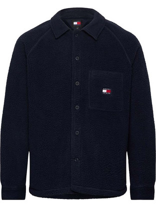 Tommy Hilfiger Ανδρικό Πουκάμισο Μακρυμάνικο Overshirt Navy Μπλε DM0DM19647-C1G