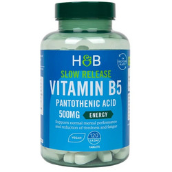 Holland & Barrett Vitamin B5 500mg 120 Ταμπλέτες