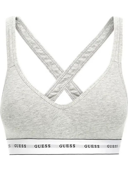 Guess Μπουστάκι Push Up χωρίς Μπανέλα Γκρι O1GC15KBBU1-H9D3