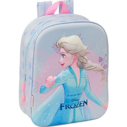 Safta Frozen Σχολική Τσάντα Ώμου Νηπιαγωγείου Γαλάζια 622452011