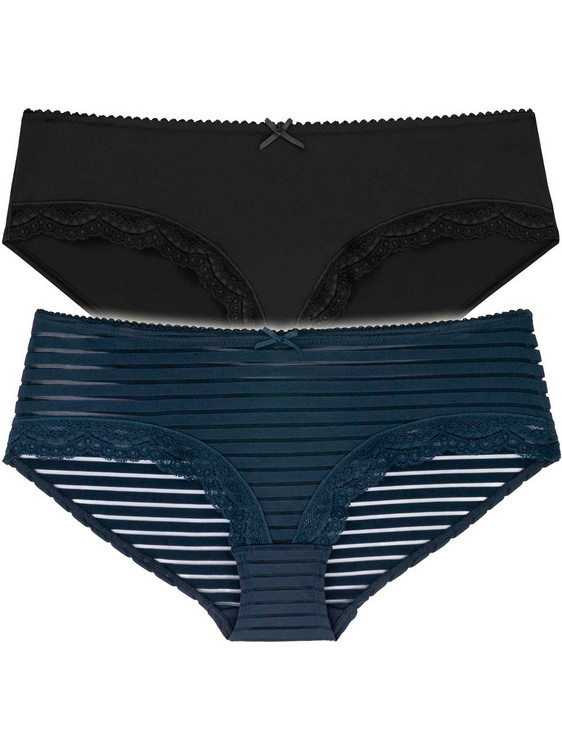 Dorina Ida Γυναικεία Μποξεράκια με Δαντέλα 2Pack D000088MI003-2X007
