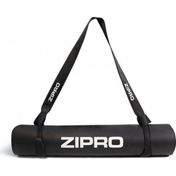 Zipro Στρώμα Γυμναστικής Yoga / Pilates Μαύρο με Ιμάντα Μεταφοράς 183x61x0.6cm