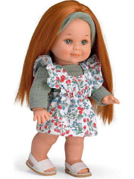 Magic Baby Betty με Κόκκινα Μαλλιά & Φόρεμα με Λουλούδια
