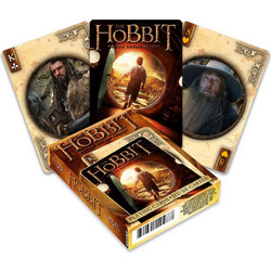 Aquarius The Hobbit Τράπουλα Πλαστικοποιημένη Μπεζ NMR52766