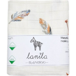 Lanila Pure Πάνα Αγκαλιάς από Μουσελίνα Μπεζ 75x75cm