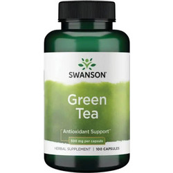 Swanson Green Tea Συμπλήρωμα Διατροφής με Πράσινο Τσάι 100 Κάψουλες
