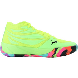 Puma Court Pro Marble Παιδικά Αθλητικά Παπούτσια για Μπάσκετ Lime 311395-02