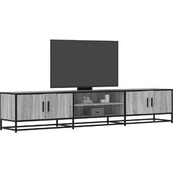 vidaXL Έπιπλο Τηλεόρασης Ξύλινο Γκρι Μ210xΠ35xΥ41cm 210X35X41 3300783