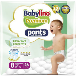 Babylino Premium Pants Ultra Soft Πάνες Βρακάκι No8 20+kg 26τμχ