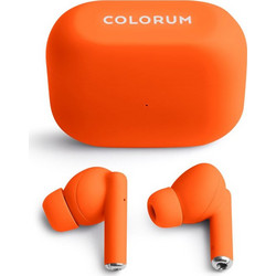 Colorum CTWS Ακουστικά Bluetooth In Ear Orange