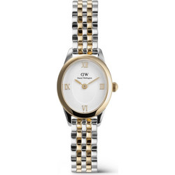 Daniel Wellington Ophelia Γυναικείο Ρολόι με Ασημί Χρυσό Μεταλλικό Μπρασελέ DW00100811