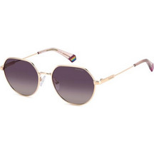 Polaroid Eyewear PLD6236/S/X S9E/JR Γυναικεία Γυαλιά Ηλίου Στρογγυλά Μεταλλικά Χρυσά με Μαύρο Degradee Φακό