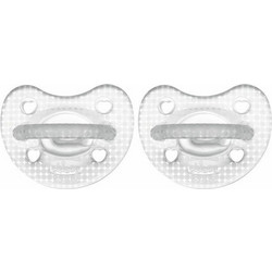 Chicco Physio Forma Crystal Ανατομικές Ορθοδοντικές Πιπίλες Σιλικόνης 6-16m 2τμχ