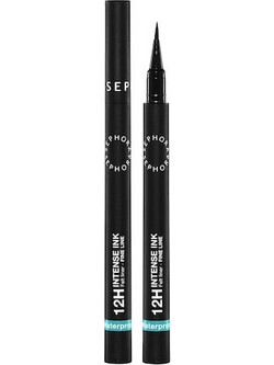 Sephora 12h Intense Ink Αδιάβροχο Στυλό Eyeliner 0.5ml