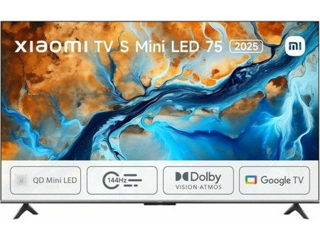 Xiaomi S MINILED 2025 Smart Τηλεόραση 75" 4K UHD Mini LED HDR (2024)