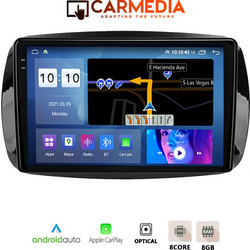 Carmedia CMDU4095-5 Smart 453 2016+ Ηχοσύστημα Αυτοκινήτου με Οθόνη Αφής Bluetooth & GPS
