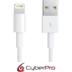 CyberPro CP-IL10 USB-A to Lightning Cable 1m White 5201201240690