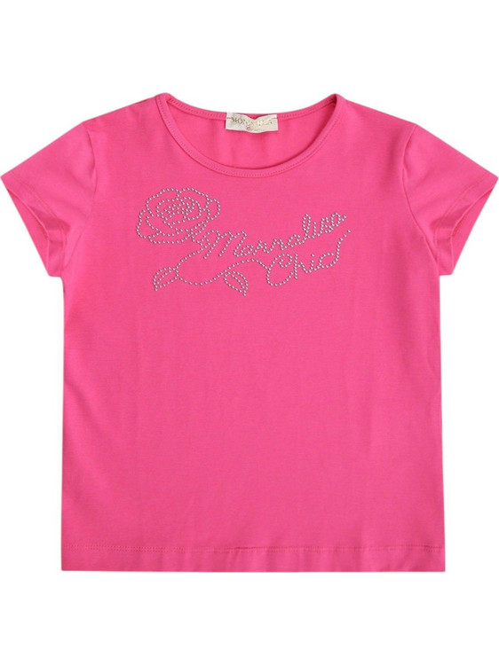 Monnalisa Παιδικό T-Shirt Κοντομάνικο Φούξια 716603AC 6201-0098