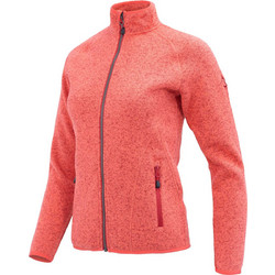 Brille Γυναικεία Ζακέτα Fleece Μακριά με Φερμουάρ Κοραλί SD241001-ORG