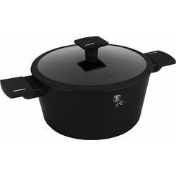 Berlinger Haus Matte Black Collection Κατσαρόλα Αλουμινίου Titanium 24cm 4.1lt