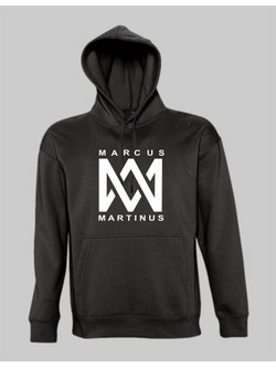 Marcus & Martinus Ανδρικό Φούτερ με Κουκούλα & Τσέπες Μαύρο M&MH-EN
